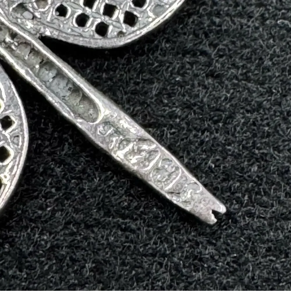 925 Stering Silver Dragonfly Dangle Hook Earrings Boho Nature Artisan Jewelry